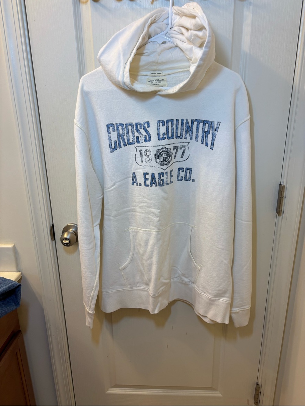 American Eagle white hoodie oversized off white size XXL